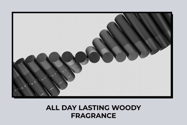 all-day lasting woody fragrance