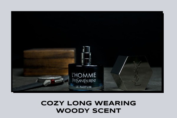 cozy long-wearing woody scent