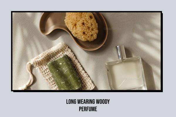 long-wearing woody perfume