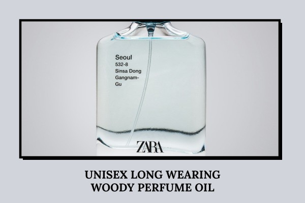 unisex long-wearing woody perfume oil