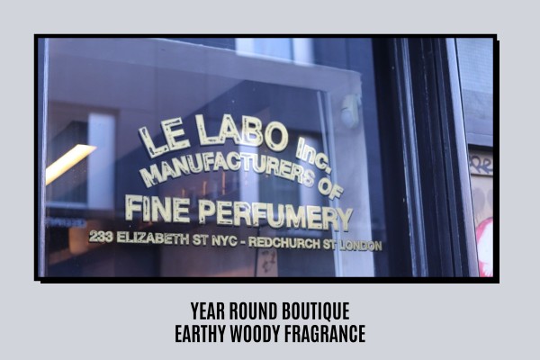 year-round boutique earthy woody fragrance